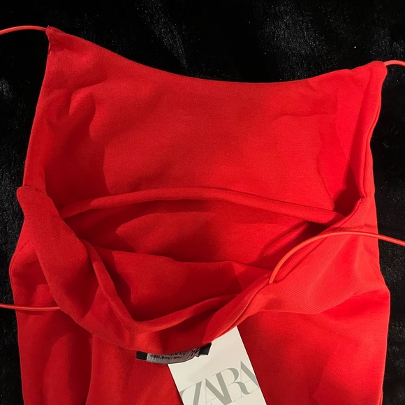 NWT Zara short red dress - size M - Picture 3 of 4